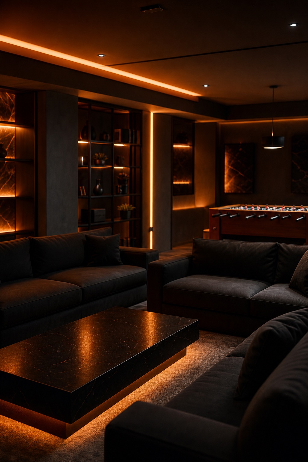 Partie confort canapés — District Club WOLF